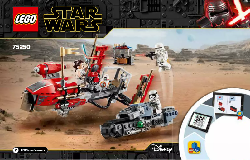 Page 1 de la notice Manuel utilisateur Lego Star Wars 75250