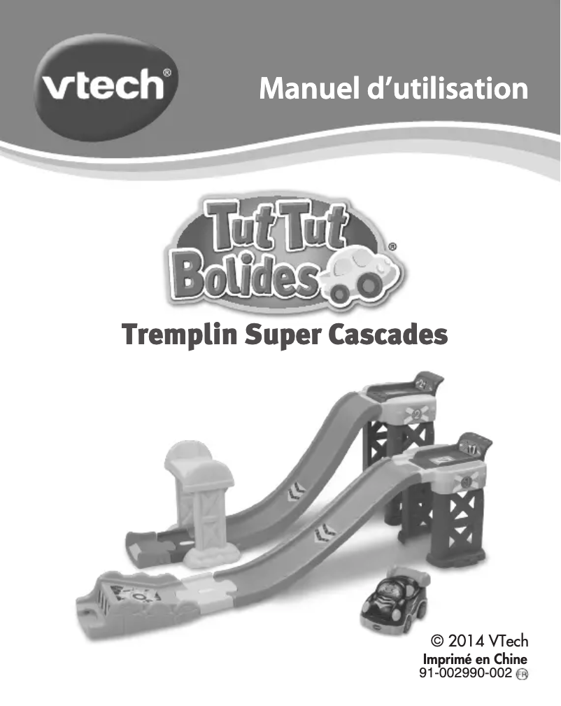 Page 1 de la notice Manuel utilisateur Vtech Tremplin Super Cascades
