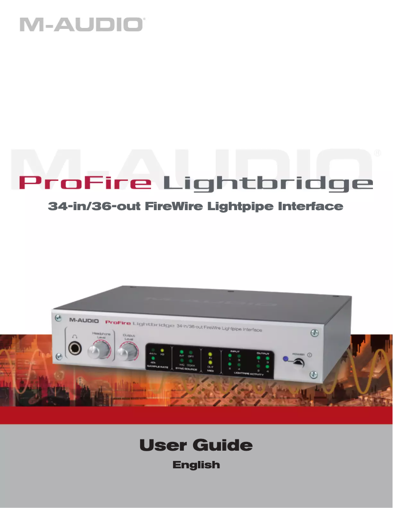 Image de la première page du manuel de l'appareil ProFire Lightbridge