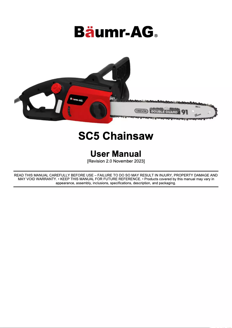 Página 1 del manual Manual de usuario Baumr-AG SC5