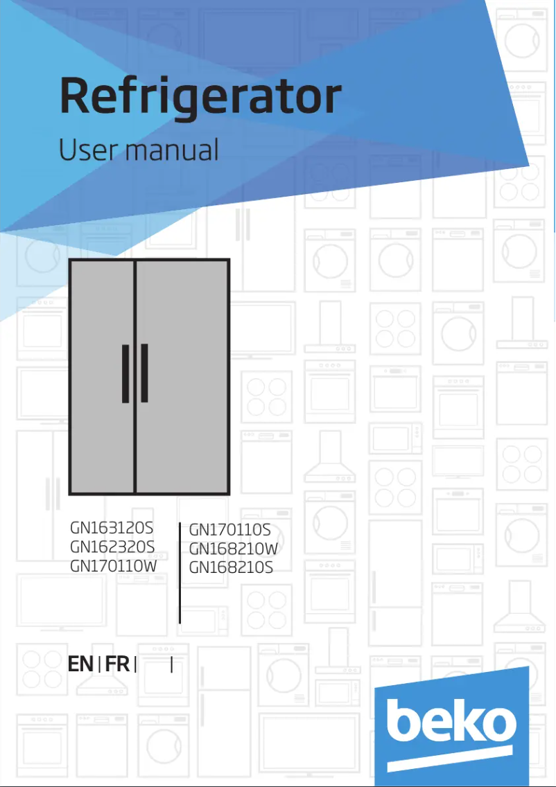Image de la première page du manuel de l'appareil GN170110W