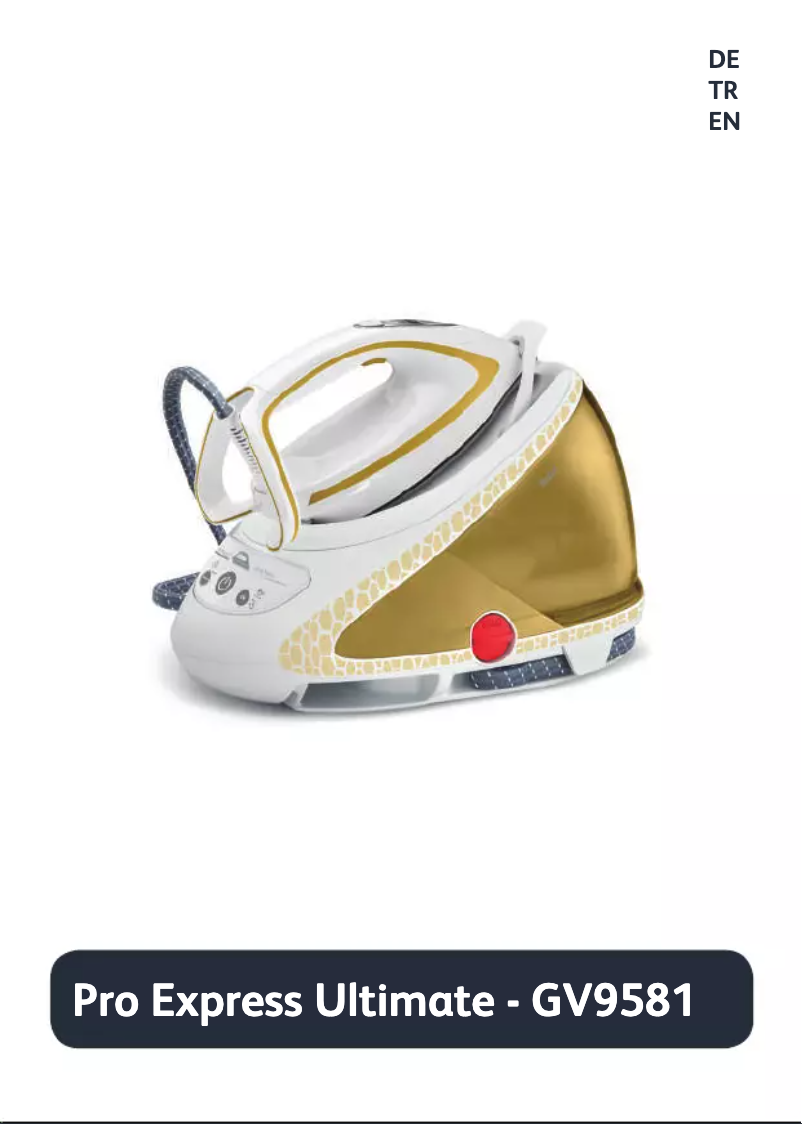 Page 1 de la notice Manuel utilisateur Tefal Pro Express Ultimate GV9567