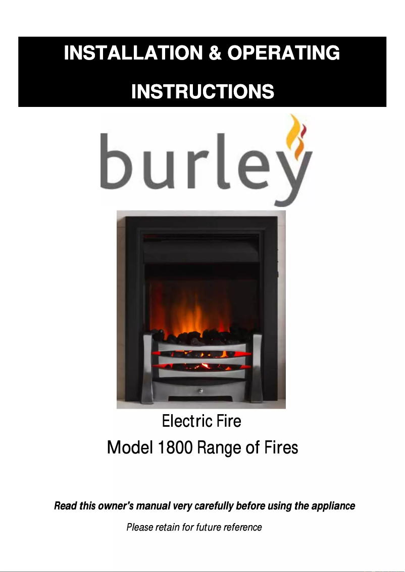 Page n°1 - Manuel utilisateur Burley Langton 1894