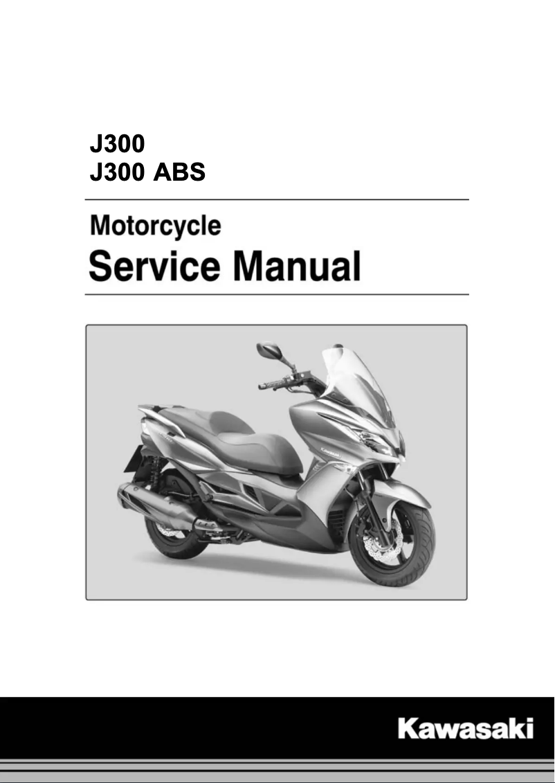 Page 1 de la notice Manuel utilisateur Kawasaki J300