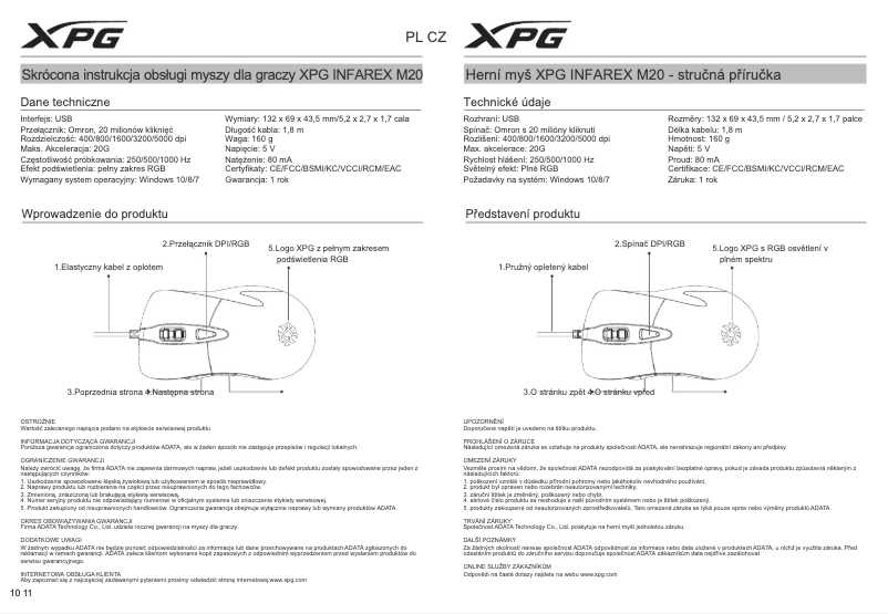 Page 1 de la notice Manuel utilisateur XPG Infarex M20