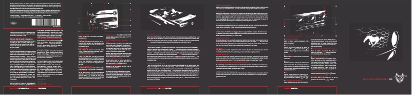 Image de la première page du manuel de l'appareil Mustang (2009)