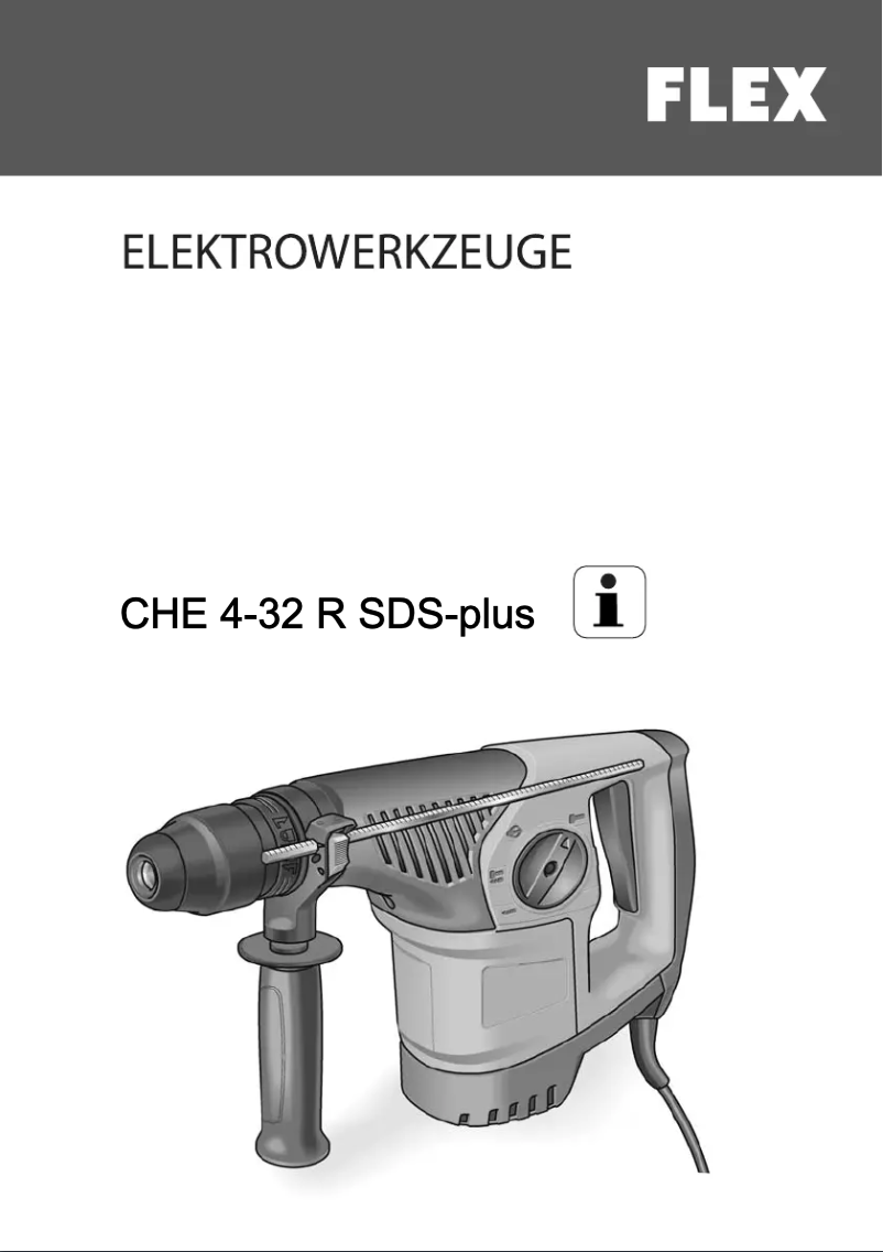 Page 1 de la notice Manuel utilisateur Flex CHE 4-32 R SDS-plus