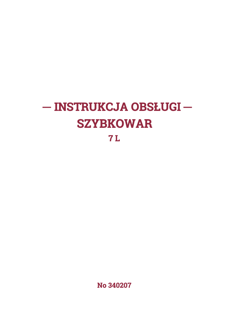 Page 1 de la notice Manuel utilisateur Browin 340207