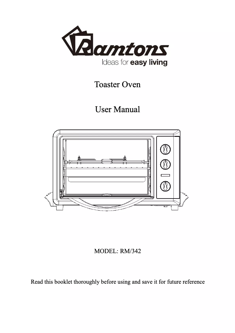 Página 1 del manual Manual de usuario Ramtons RM/342