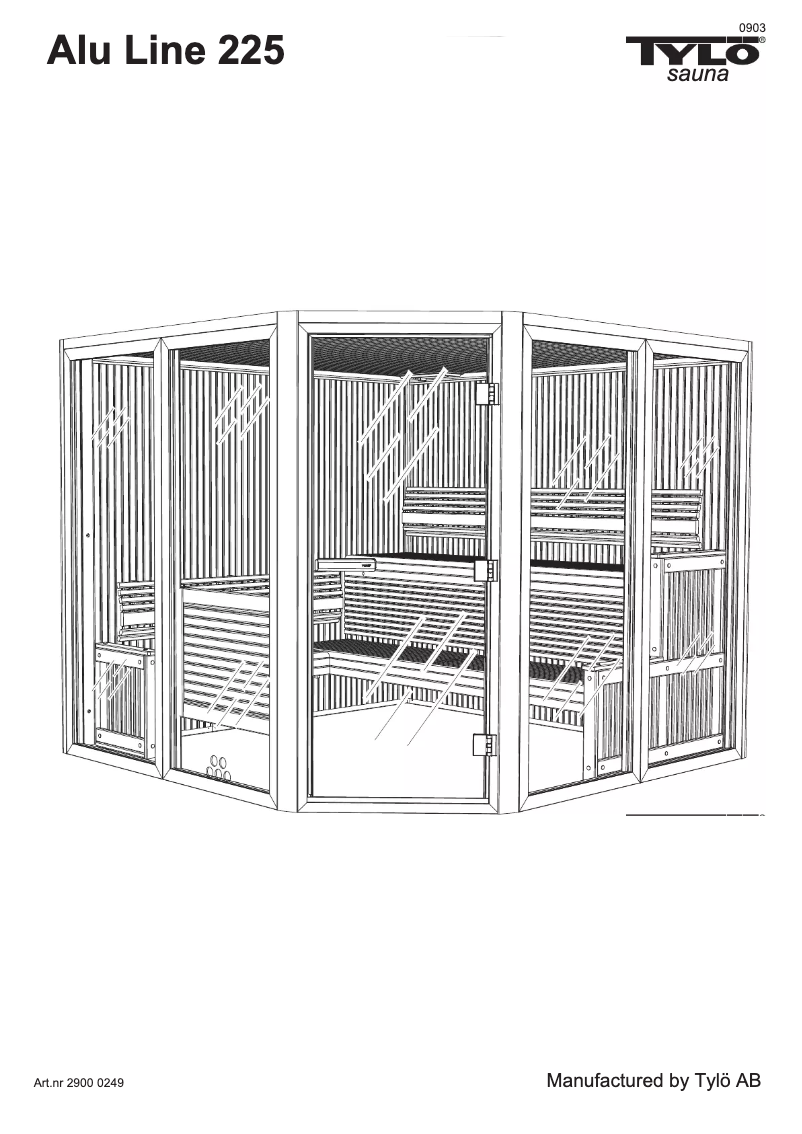 Image de la première page du manuel de l'appareil Alu Line 225