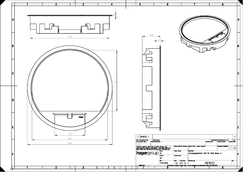 Image de la première page du manuel de l'appareil VR10127011