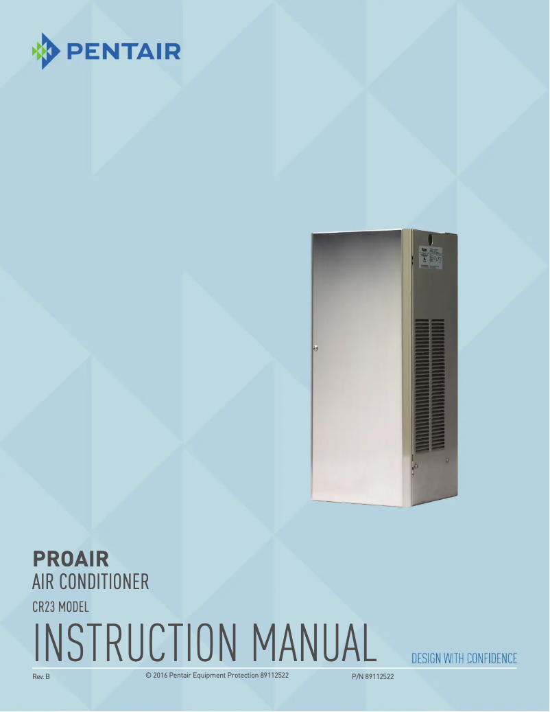 Page 1 de la notice Manuel utilisateur Hoffman CR230216G002