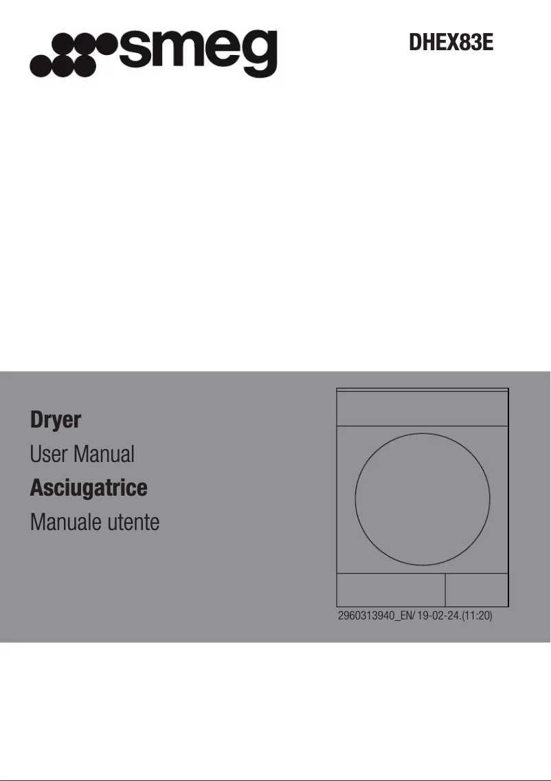 Image de la première page du manuel de l'appareil DHEX83E