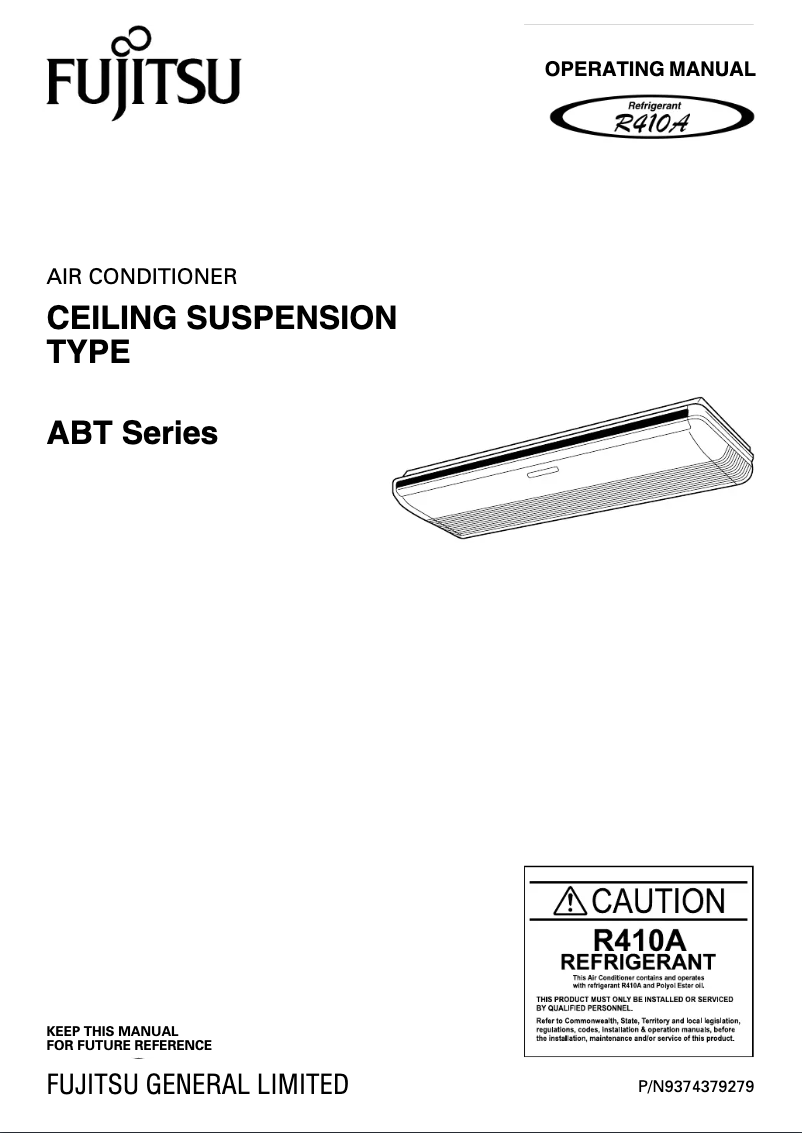 Image de la première page du manuel de l'appareil ABTA36LAT