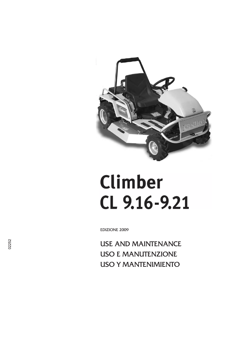 Image de la première page du manuel de l'appareil Climber 9.18