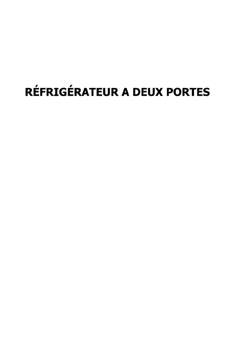 Page n°1 - Manuel utilisateur Alliance AL260B