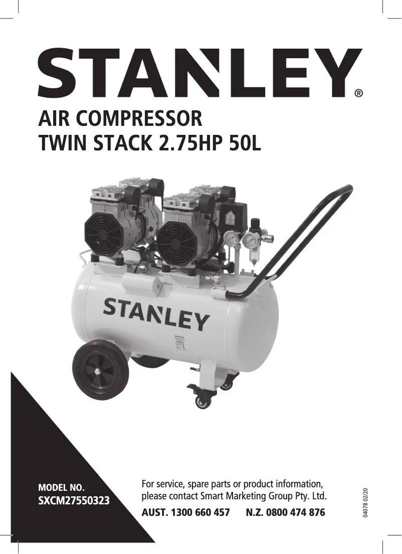 Image de la première page du manuel de l'appareil SXCM27550323