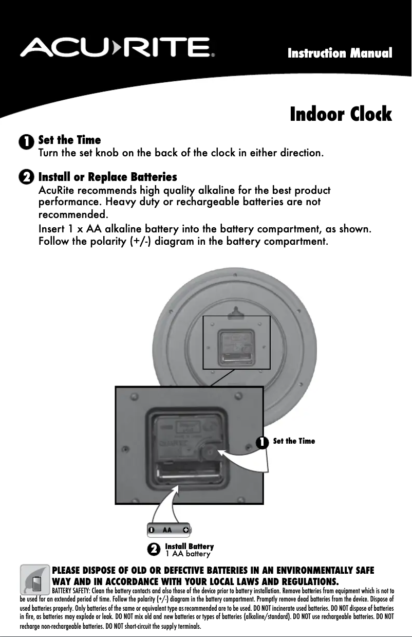 Image de la première page du manuel de l'appareil 75103A1