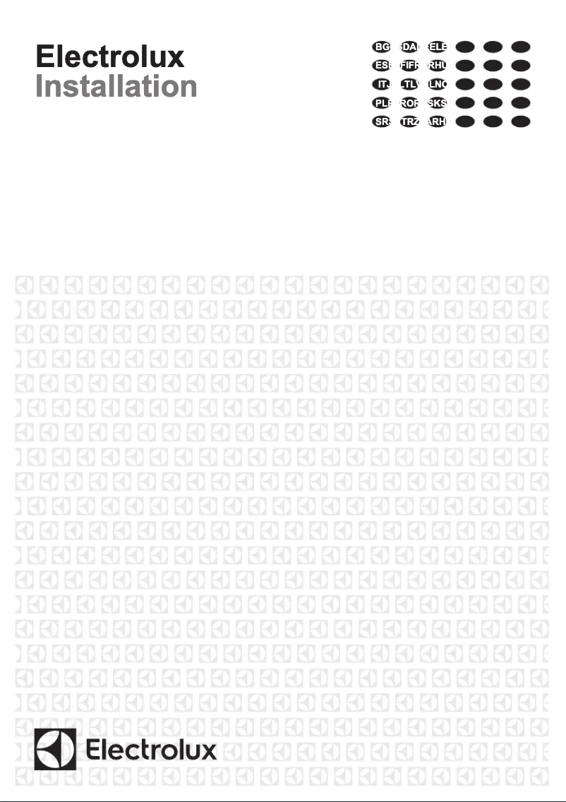 Page n°1 - Guide d'installation Electrolux EOB9956XAX
