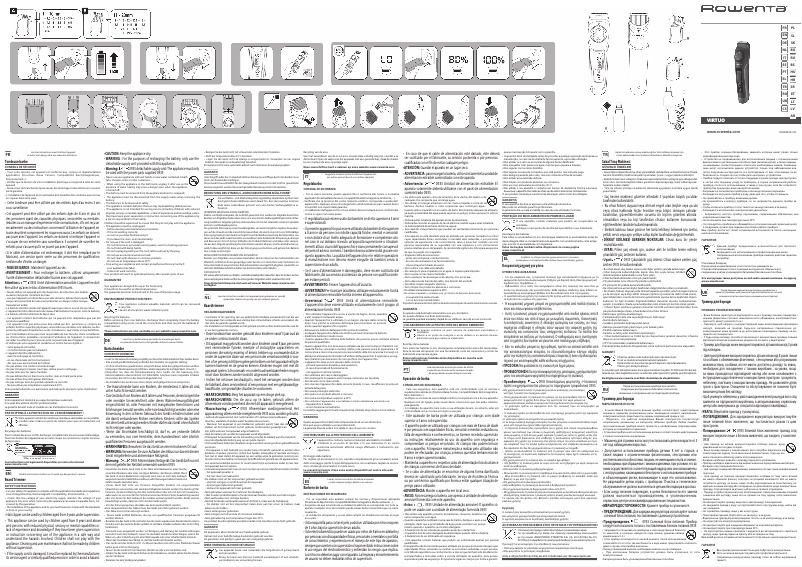 Page n°1 - Manuel utilisateur Rowenta Virtuo TN3840
