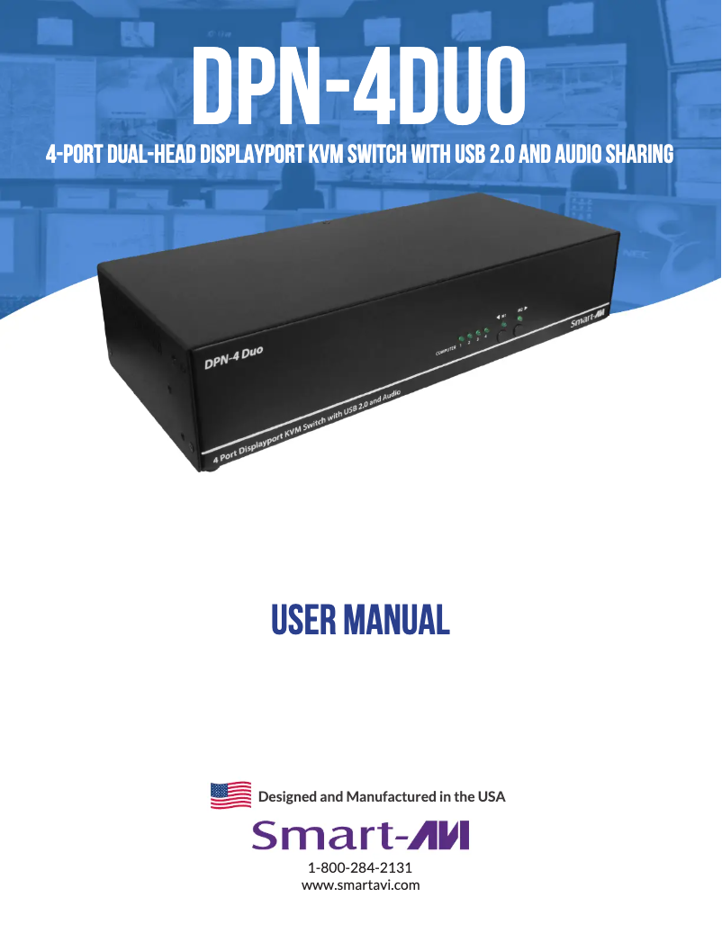 Page n°1 - Manuel utilisateur Smart-AVI DPN-4duo
