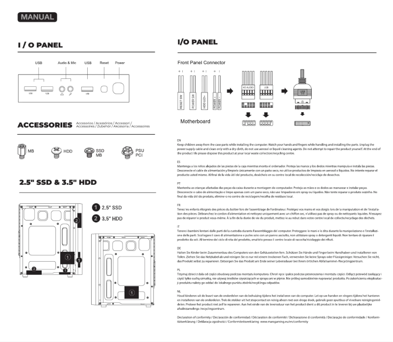 Image de la première page du manuel de l'appareil MC-ME