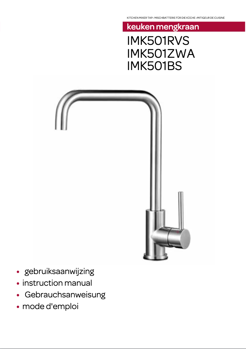 Page 1 de la notice Manuel utilisateur Inventum IMK501ZWA