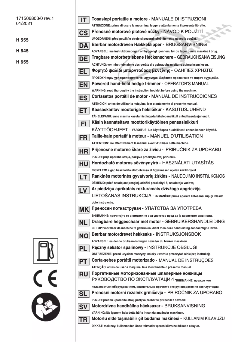 Image de la première page du manuel de l'appareil SHT 660