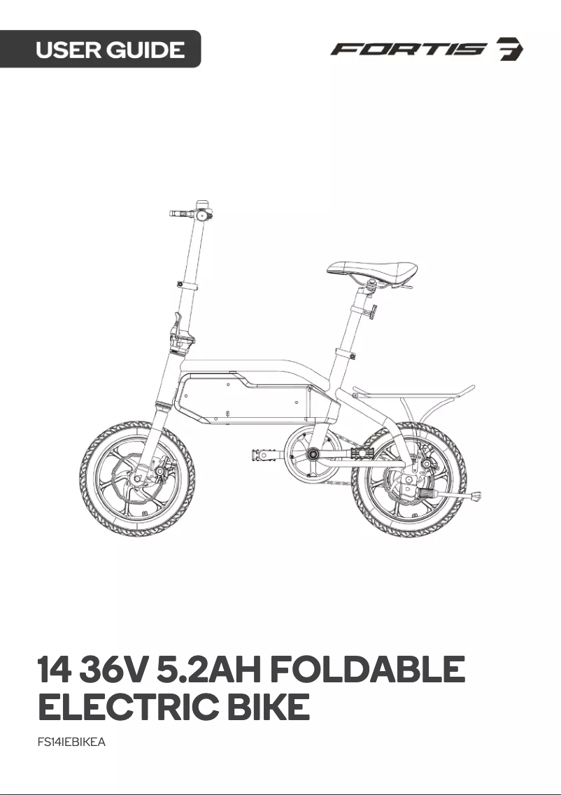 Image de la première page du manuel de l'appareil FS14IEBIKEA