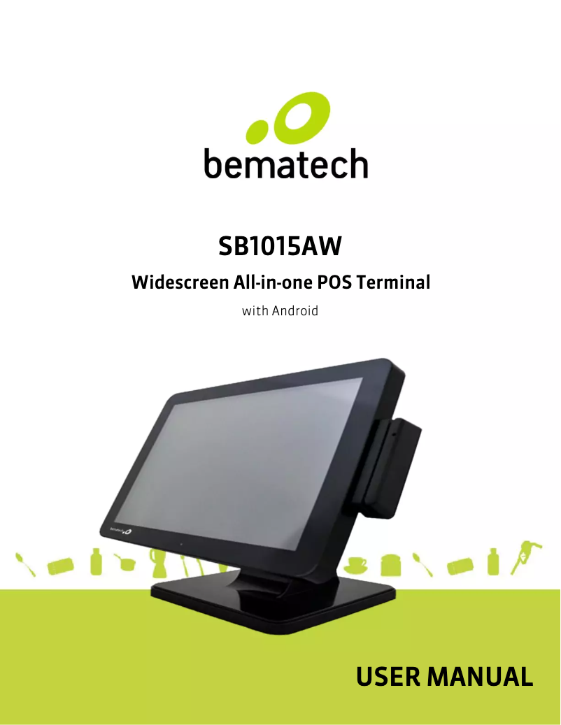 Page 1 de la notice Manuel utilisateur Bematech SB1015AW