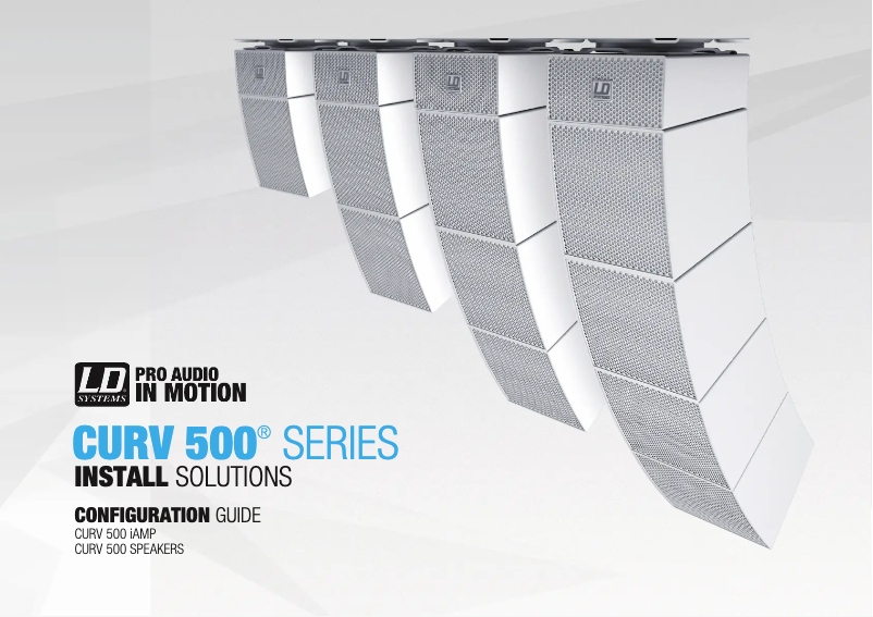 Page 1 de la notice Manuel utilisateur LD Systems Curv 500 S2