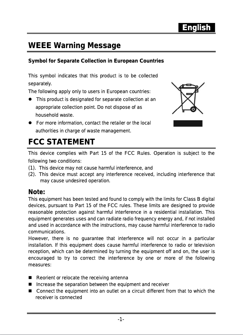 Image de la première page du manuel de l'appareil G-Shot HD500