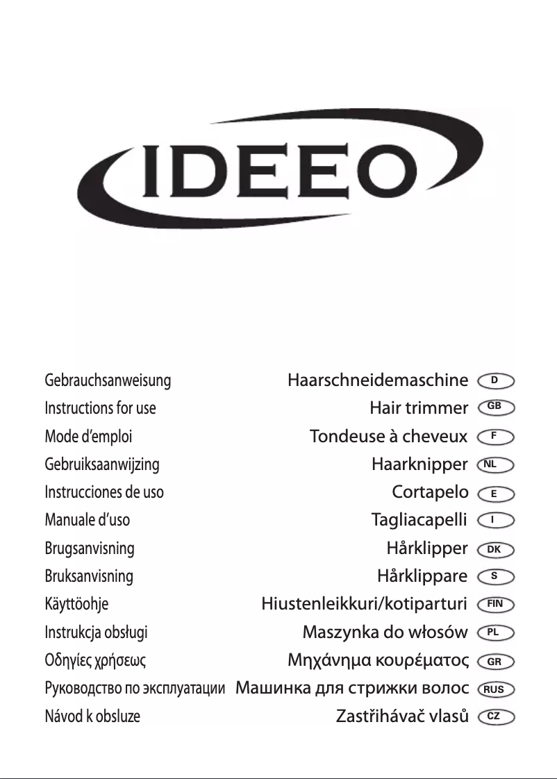 Image de la première page du manuel de l'appareil HS 0965