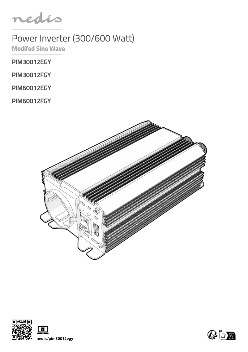 Page 1 de la notice Manuel utilisateur Nedis PIM60012FGY