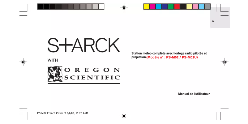 Page 1 de la notice Manuel utilisateur Oregon Scientific PSM02