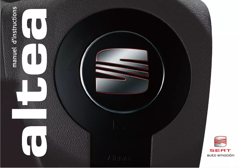 Page 1 de la notice Manuel utilisateur Seat Altea (2006)