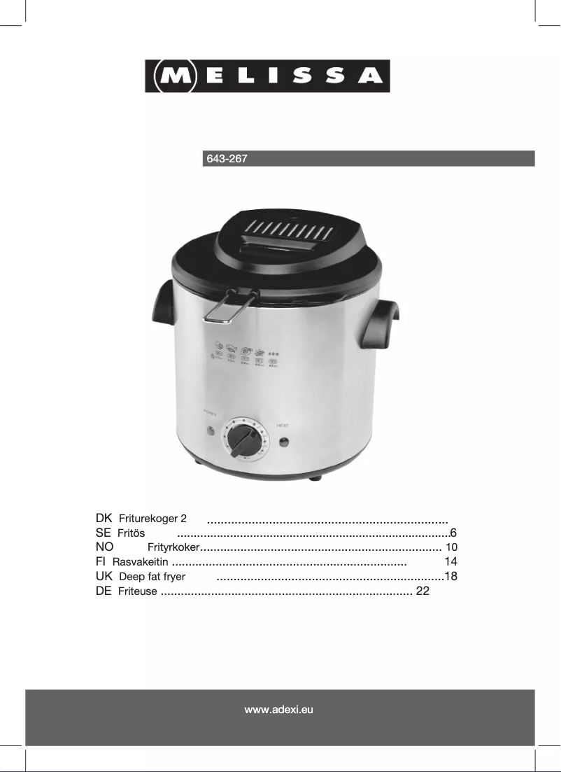 Página 1 del manual Manual de usuario Melissa 643-267