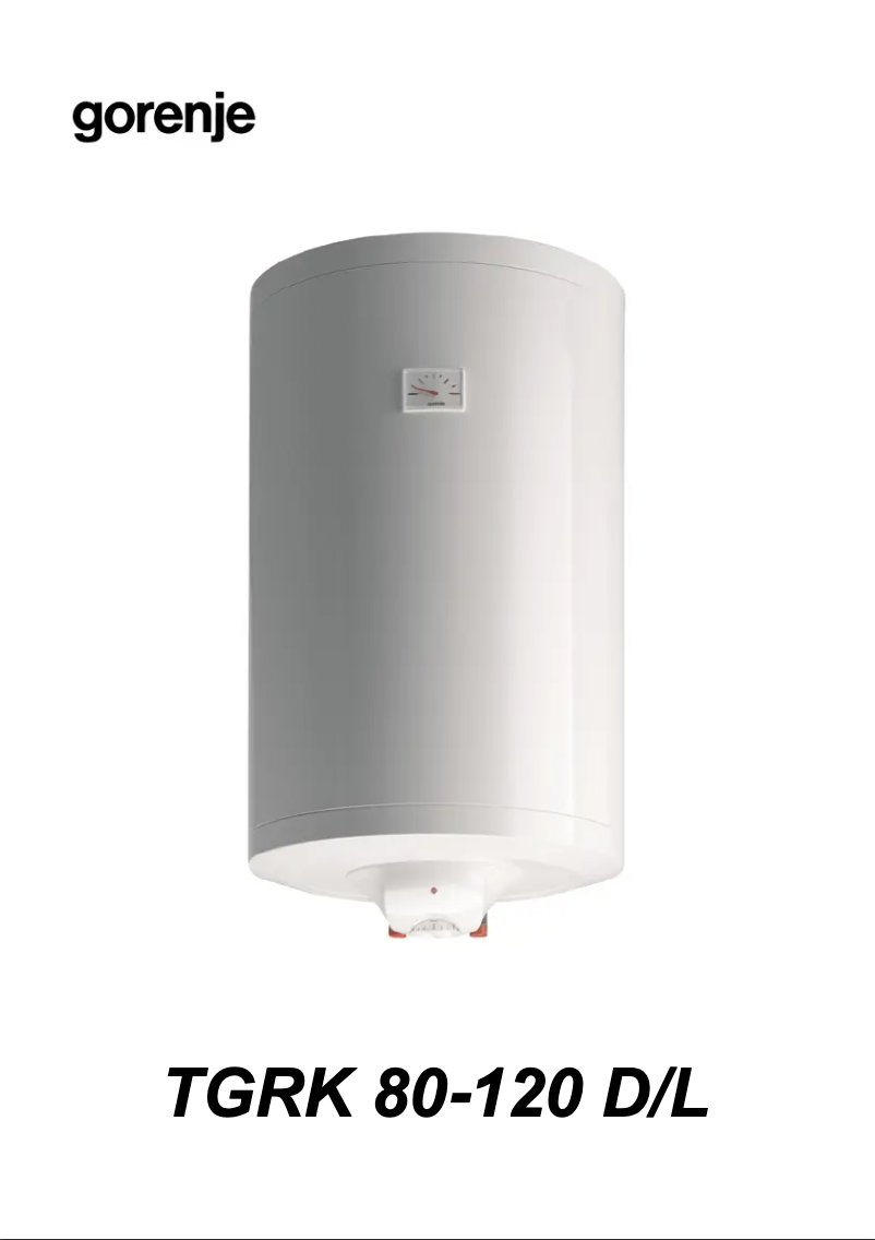 Image de la première page du manuel de l'appareil TGRK120LN