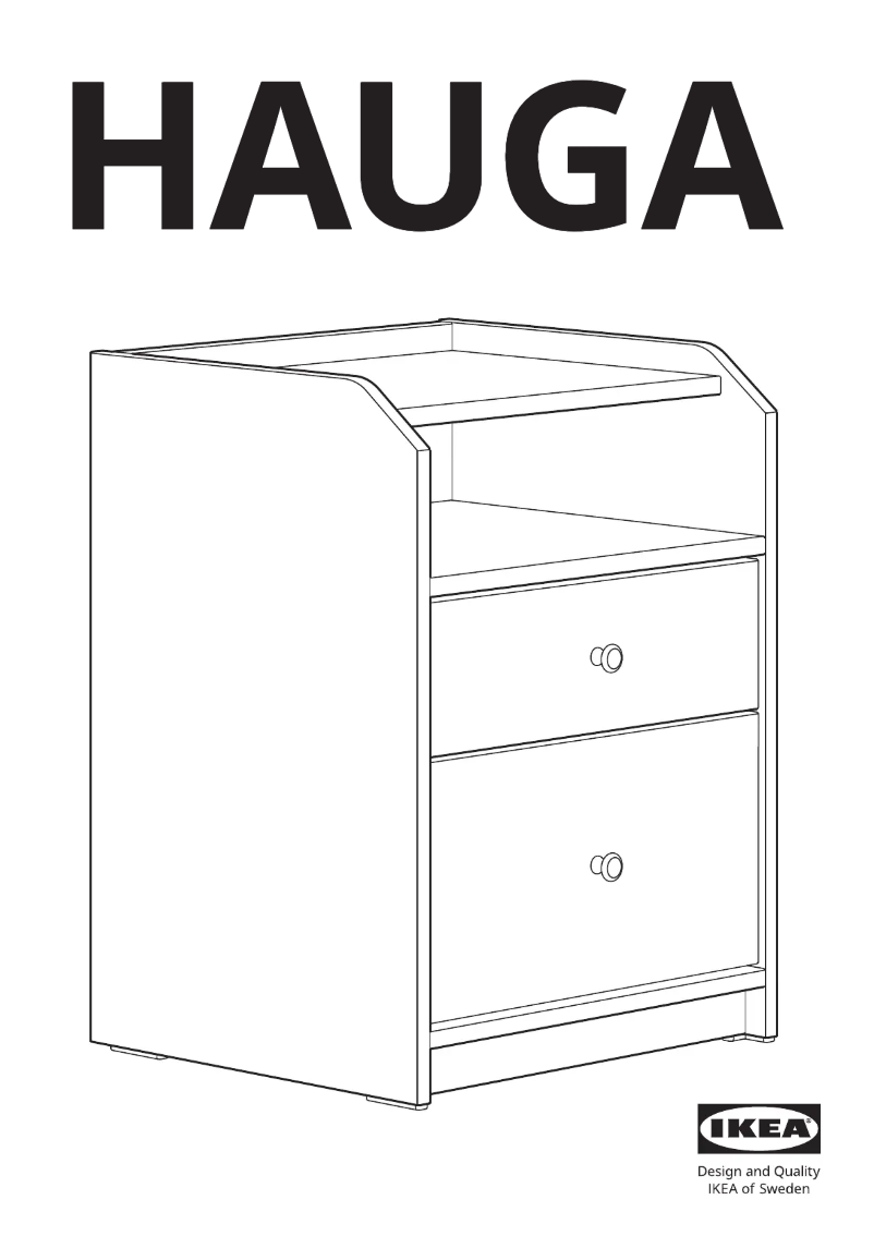 Imagen de la primera página del manual del dispositivo HAUGA 005.761.77