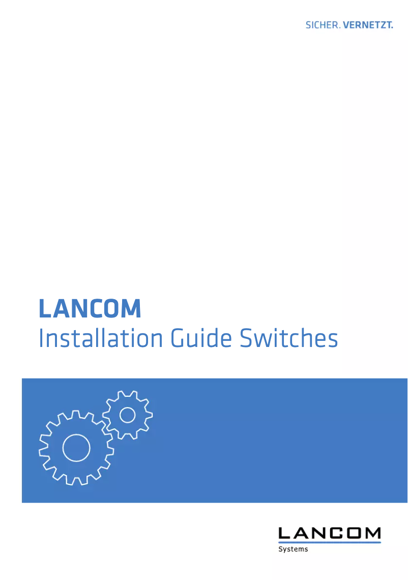 Page n°1 - Manuel utilisateur Lancom GS-2328F