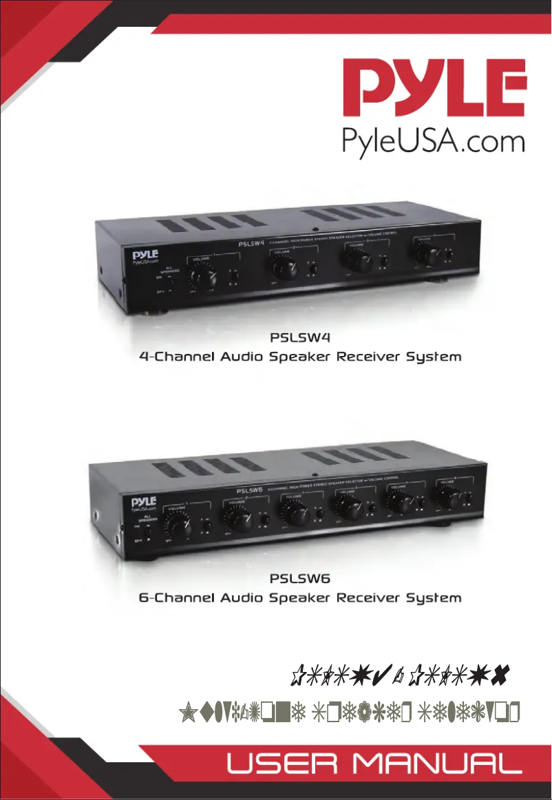 Page n°1 - Manuel utilisateur Pyle PSLSW6