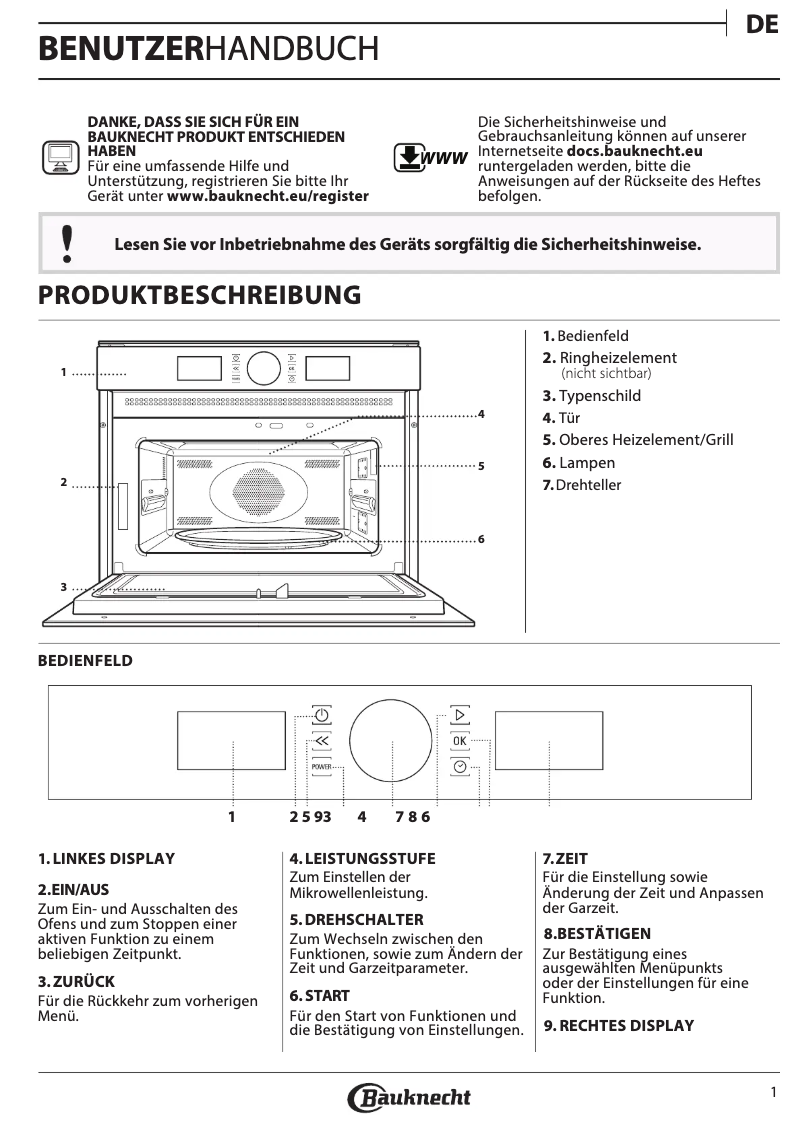 Image de la première page du manuel de l'appareil EMPK5 5645 ES