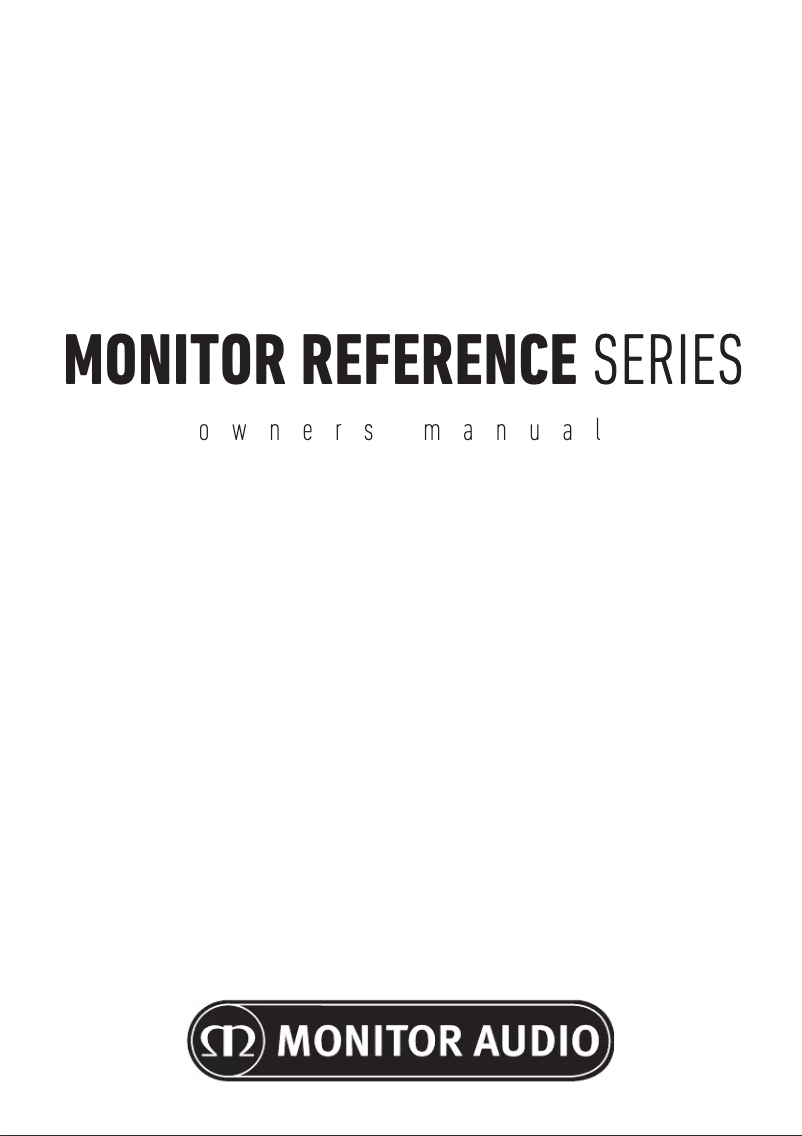 Page 1 de la notice Manuel utilisateur Monitor Audio MR2