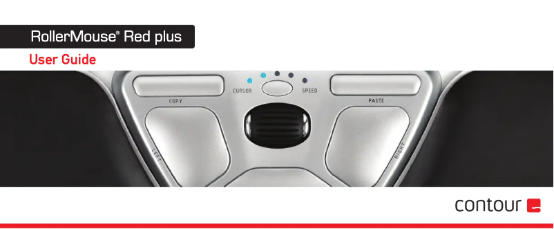 Page n°1 - Manuel utilisateur Contour Design RollerMouse Red Plus