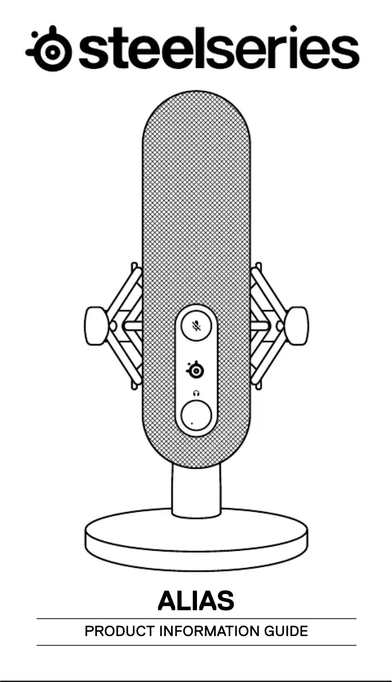 Image de la première page du manuel de l'appareil Alias