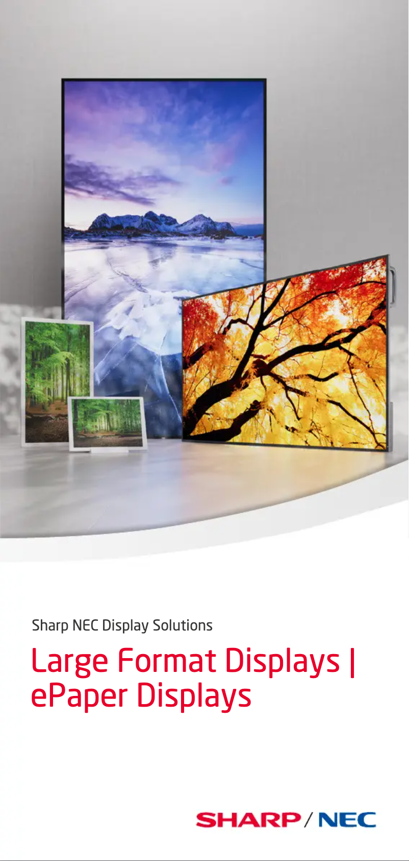 Page 1 de la notice Brochure NEC MultiSync E498