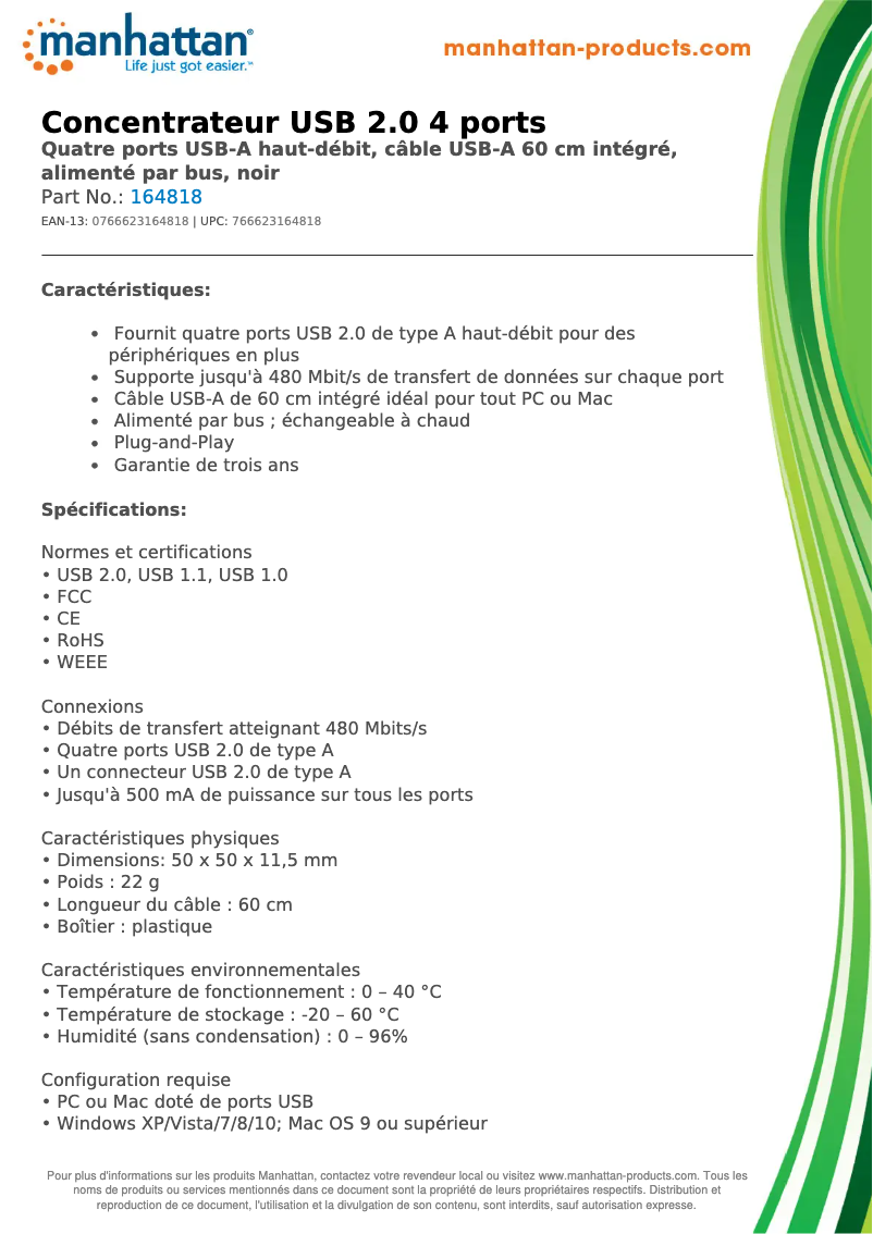 Image de la première page du manuel de l'appareil 164818