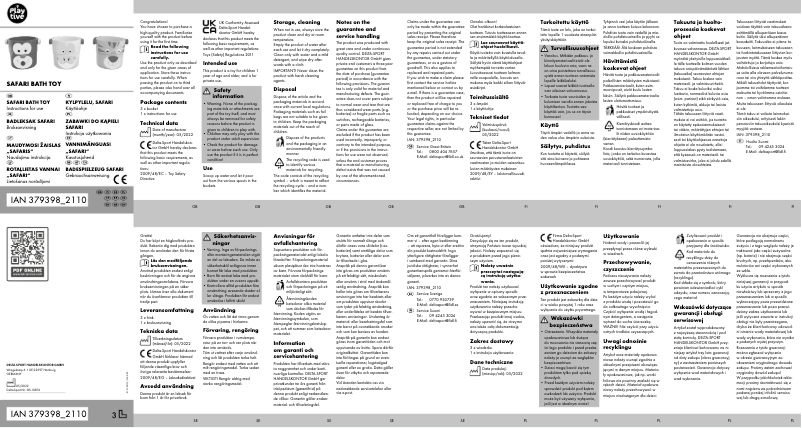 Página 1 del manual Manual de usuario Playtive IAN 379398