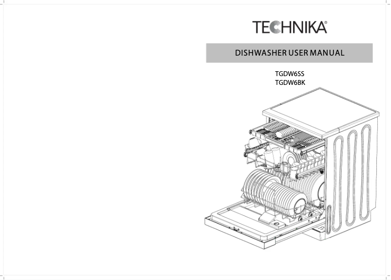 Page 1 de la notice Manuel utilisateur Technika TGDW6SS