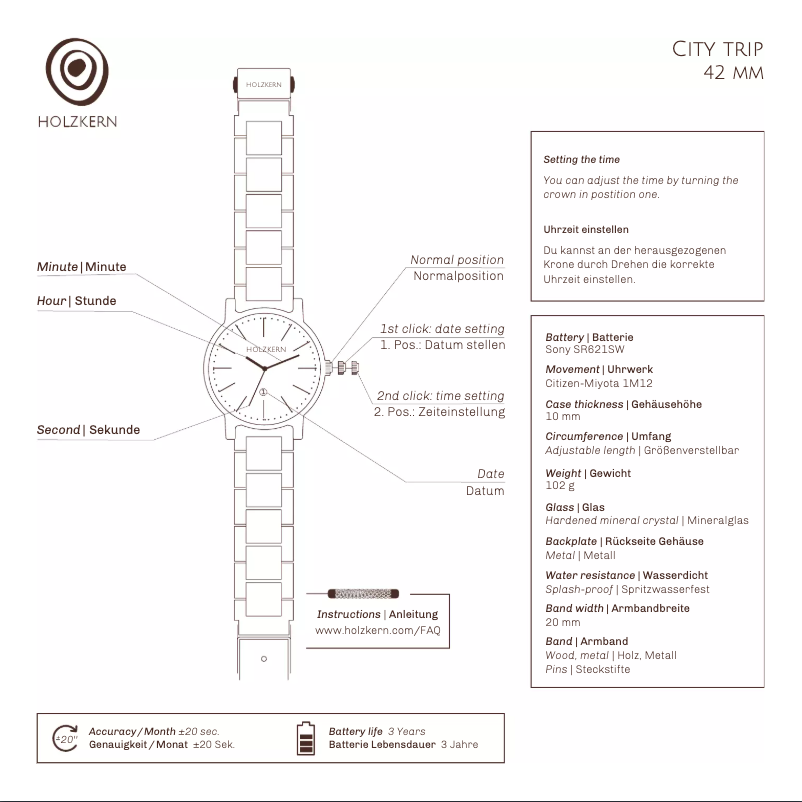 Imagen de la primera página del manual del dispositivo Tian